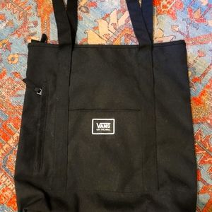 Vans black tote